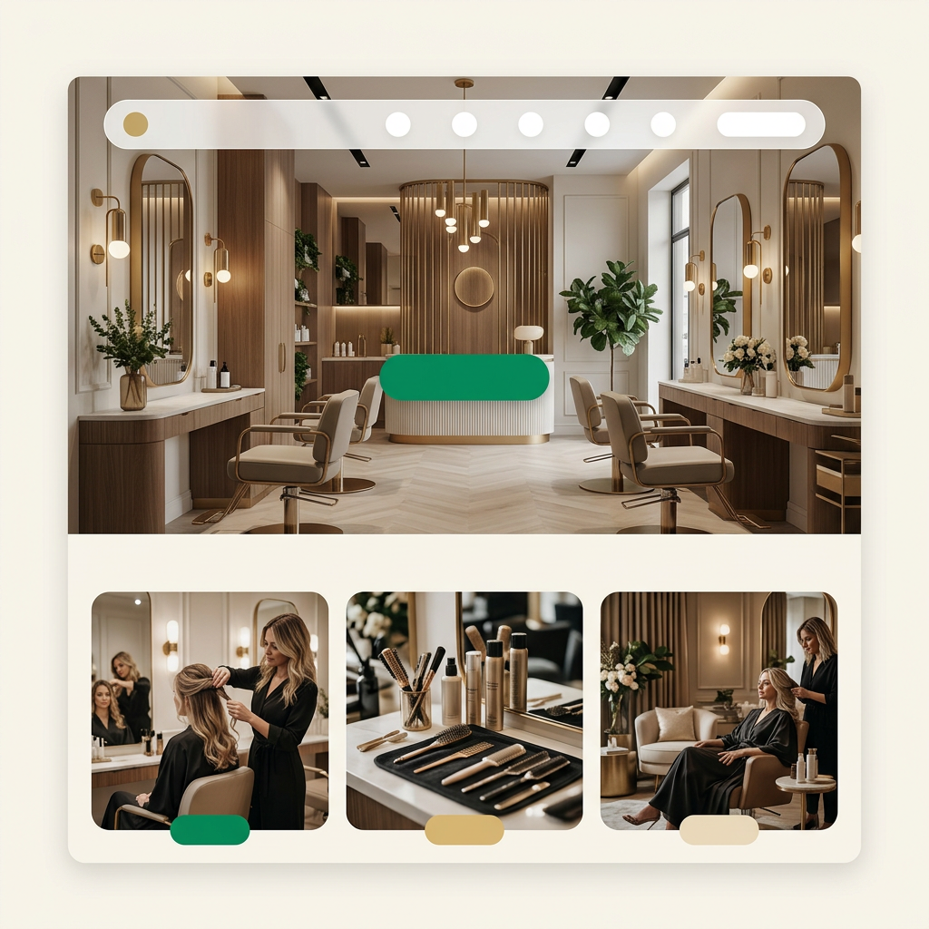 Premium modern Emerald Sites design for Mary O'Brien Hair